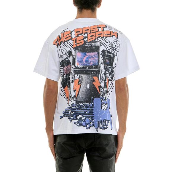 L - KNDK "Throwback" Box Tee - White - Picture 2 of 2